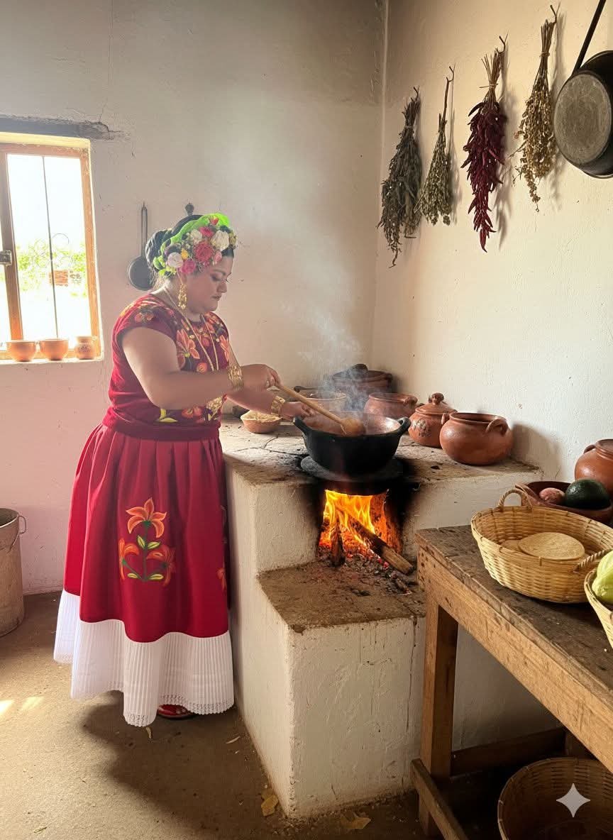 Cocina tradicional zapoteca en Juchitán, Oaxaca